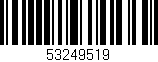 Código de barras (EAN, GTIN, SKU, ISBN): '53249519'