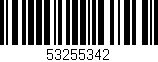 Código de barras (EAN, GTIN, SKU, ISBN): '53255342'