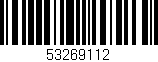 Código de barras (EAN, GTIN, SKU, ISBN): '53269112'