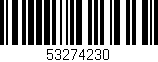 Código de barras (EAN, GTIN, SKU, ISBN): '53274230'