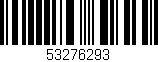 Código de barras (EAN, GTIN, SKU, ISBN): '53276293'