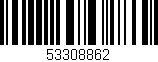 Código de barras (EAN, GTIN, SKU, ISBN): '53308862'