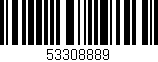 Código de barras (EAN, GTIN, SKU, ISBN): '53308889'