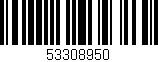 Código de barras (EAN, GTIN, SKU, ISBN): '53308950'