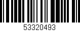 Código de barras (EAN, GTIN, SKU, ISBN): '53320493'