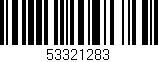 Código de barras (EAN, GTIN, SKU, ISBN): '53321283'