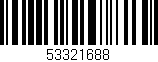 Código de barras (EAN, GTIN, SKU, ISBN): '53321688'