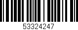 Código de barras (EAN, GTIN, SKU, ISBN): '53324247'