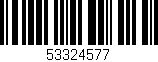 Código de barras (EAN, GTIN, SKU, ISBN): '53324577'