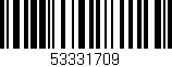 Código de barras (EAN, GTIN, SKU, ISBN): '53331709'