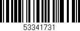 Código de barras (EAN, GTIN, SKU, ISBN): '53341731'