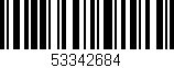 Código de barras (EAN, GTIN, SKU, ISBN): '53342684'