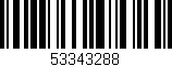 Código de barras (EAN, GTIN, SKU, ISBN): '53343288'