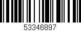 Código de barras (EAN, GTIN, SKU, ISBN): '53346897'