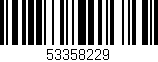 Código de barras (EAN, GTIN, SKU, ISBN): '53358229'