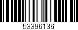 Código de barras (EAN, GTIN, SKU, ISBN): '53396136'