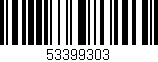 Código de barras (EAN, GTIN, SKU, ISBN): '53399303'