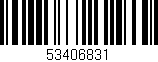 Código de barras (EAN, GTIN, SKU, ISBN): '53406831'