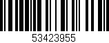 Código de barras (EAN, GTIN, SKU, ISBN): '53423955'
