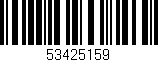 Código de barras (EAN, GTIN, SKU, ISBN): '53425159'