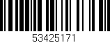 Código de barras (EAN, GTIN, SKU, ISBN): '53425171'