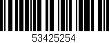 Código de barras (EAN, GTIN, SKU, ISBN): '53425254'