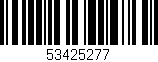 Código de barras (EAN, GTIN, SKU, ISBN): '53425277'