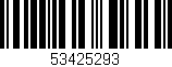 Código de barras (EAN, GTIN, SKU, ISBN): '53425293'