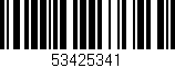 Código de barras (EAN, GTIN, SKU, ISBN): '53425341'
