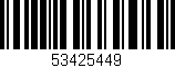 Código de barras (EAN, GTIN, SKU, ISBN): '53425449'