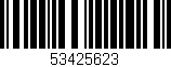 Código de barras (EAN, GTIN, SKU, ISBN): '53425623'