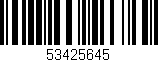 Código de barras (EAN, GTIN, SKU, ISBN): '53425645'