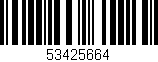 Código de barras (EAN, GTIN, SKU, ISBN): '53425664'