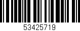 Código de barras (EAN, GTIN, SKU, ISBN): '53425719'