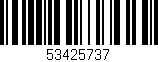 Código de barras (EAN, GTIN, SKU, ISBN): '53425737'