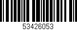 Código de barras (EAN, GTIN, SKU, ISBN): '53426053'