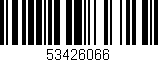 Código de barras (EAN, GTIN, SKU, ISBN): '53426066'