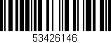 Código de barras (EAN, GTIN, SKU, ISBN): '53426146'