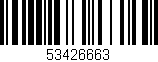 Código de barras (EAN, GTIN, SKU, ISBN): '53426663'