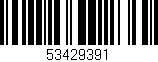 Código de barras (EAN, GTIN, SKU, ISBN): '53429391'