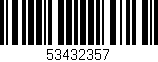 Código de barras (EAN, GTIN, SKU, ISBN): '53432357'