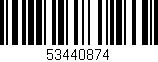 Código de barras (EAN, GTIN, SKU, ISBN): '53440874'