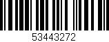 Código de barras (EAN, GTIN, SKU, ISBN): '53443272'