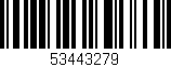 Código de barras (EAN, GTIN, SKU, ISBN): '53443279'