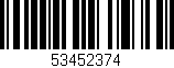 Código de barras (EAN, GTIN, SKU, ISBN): '53452374'