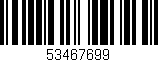 Código de barras (EAN, GTIN, SKU, ISBN): '53467699'