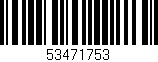 Código de barras (EAN, GTIN, SKU, ISBN): '53471753'