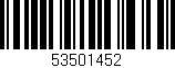 Código de barras (EAN, GTIN, SKU, ISBN): '53501452'