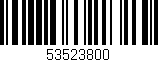 Código de barras (EAN, GTIN, SKU, ISBN): '53523800'