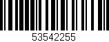 Código de barras (EAN, GTIN, SKU, ISBN): '53542255'